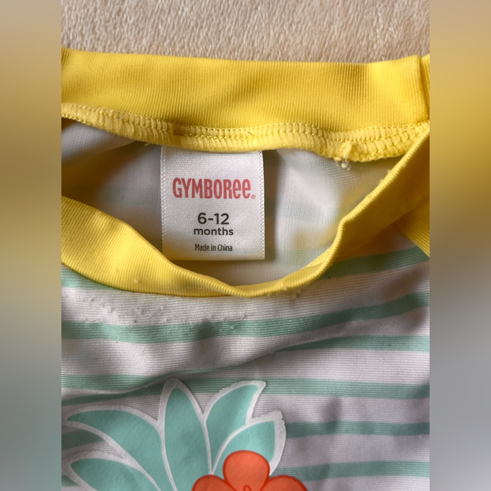 Gymboree Pineapple Rash Guard - Picture 3 of 4